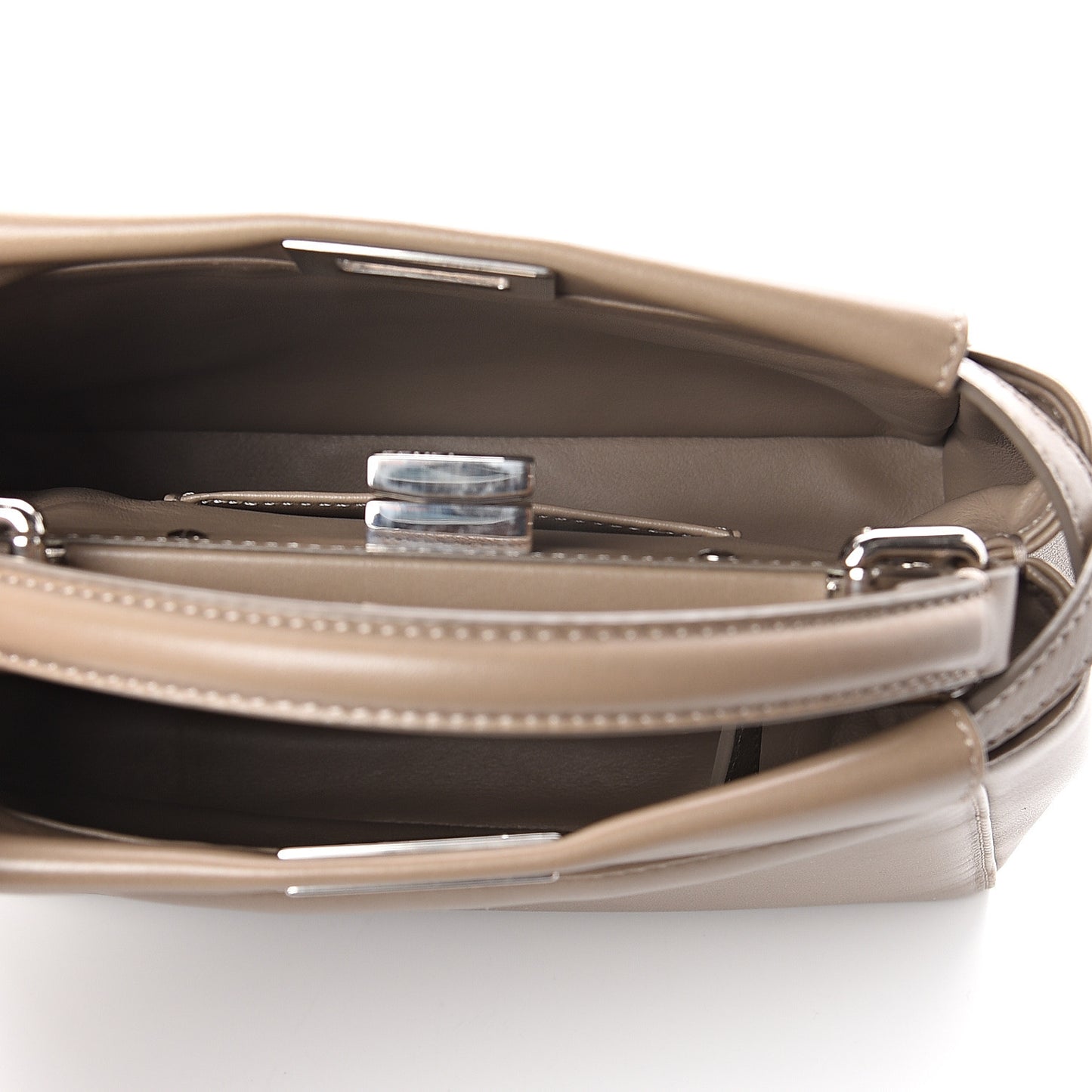 Nappa Mini Peekaboo Iconic Satchel Tortora