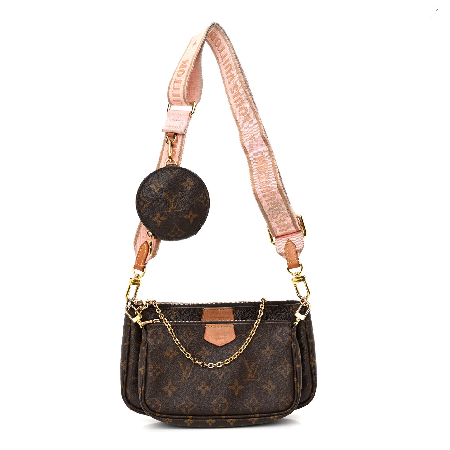 Monogram Multi Pochette Accessories Rose Clair