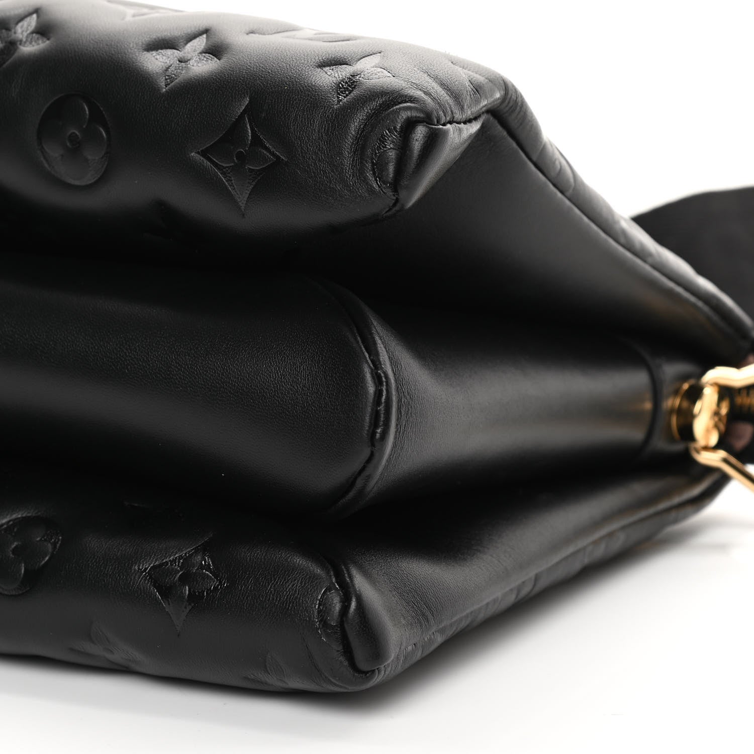 Louis Vuitton Lambskin Embossed Monogram Coussin PM Black 11 of 11