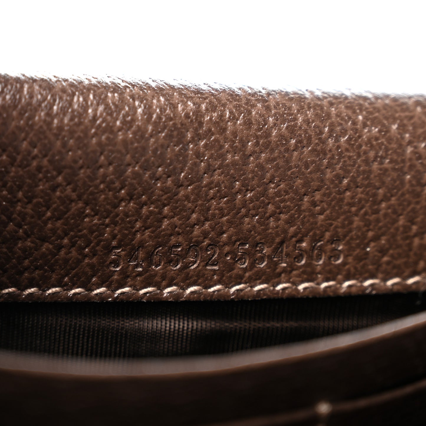 GG Supreme Monogram Web Ophidia Wallet On Chain Brown