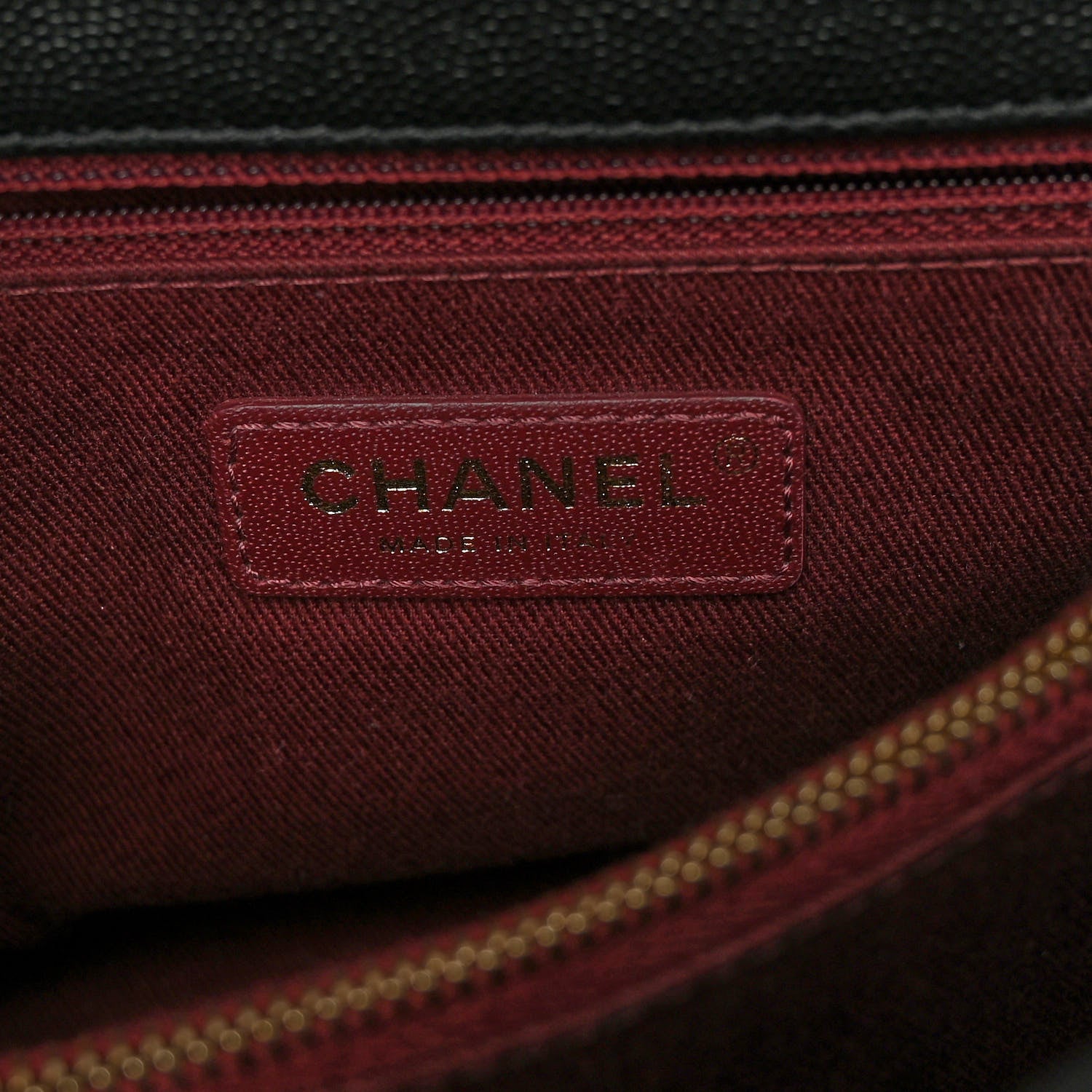 Chanel Caviar Quilted Small Coco Handle Flap Black 6 of 10
