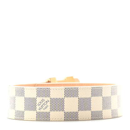Louis Vuitton Damier Azur LV Initiales Belt 80 32 2 of 8