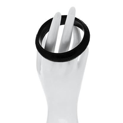 Hermes Shiny Alligator Small Astral Bracelet M Black 2 of 5