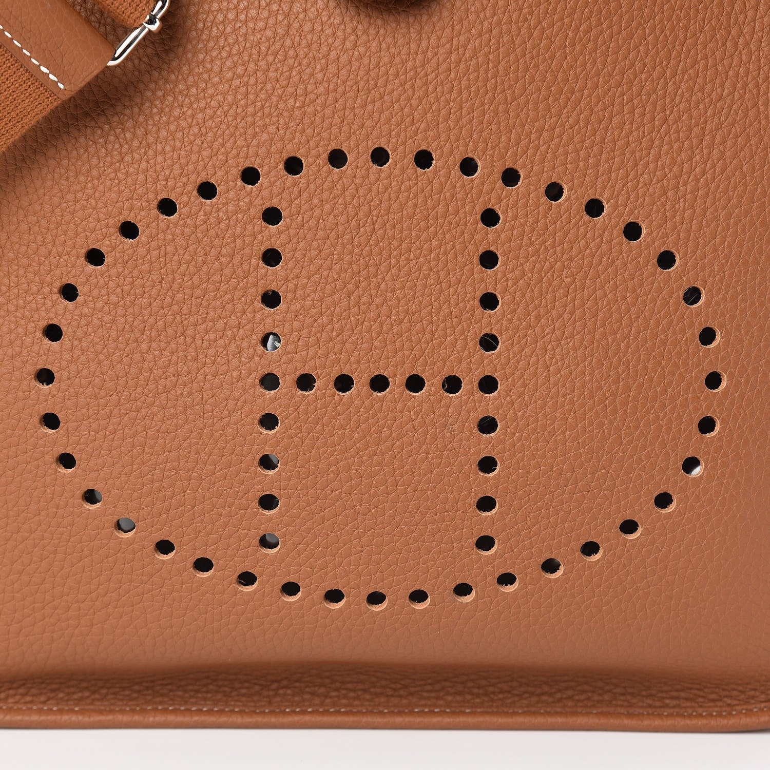 Hermes Taurillon Clemence Evelyne III GM Gold 9 of 10