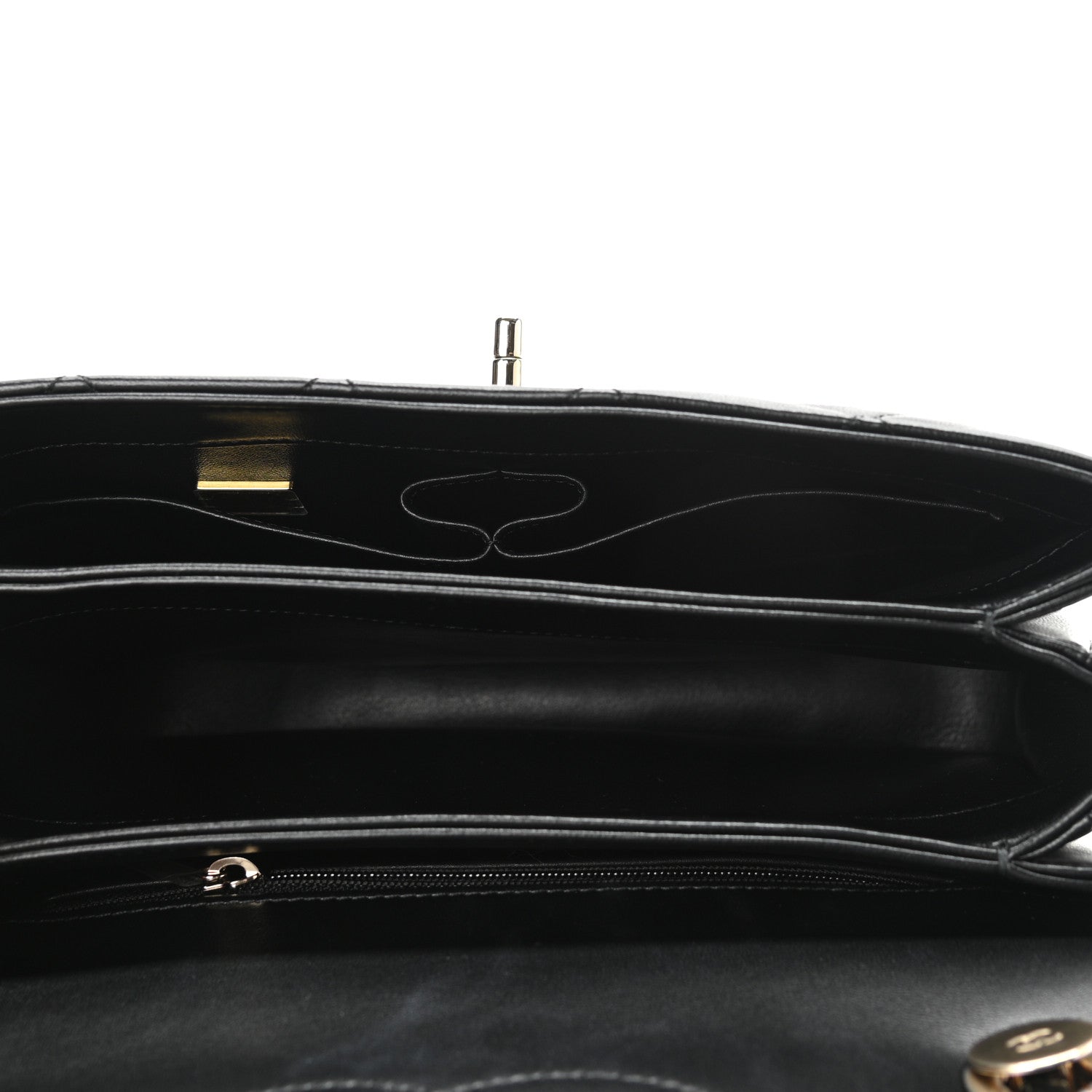 Chanel Lambskin Quilted Small Trendy CC Dual Handle Flap Bag Black 5 of 11