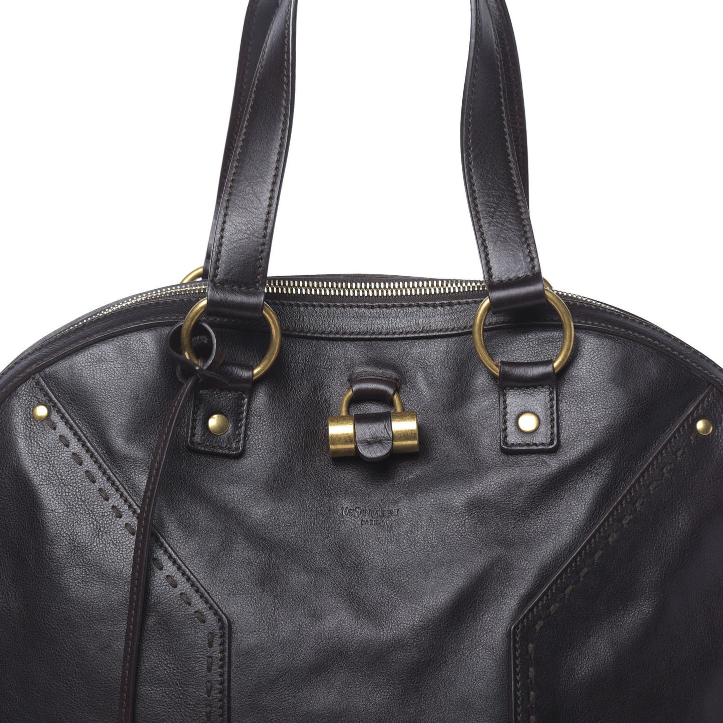 Calfskin Oversized Muse Brown