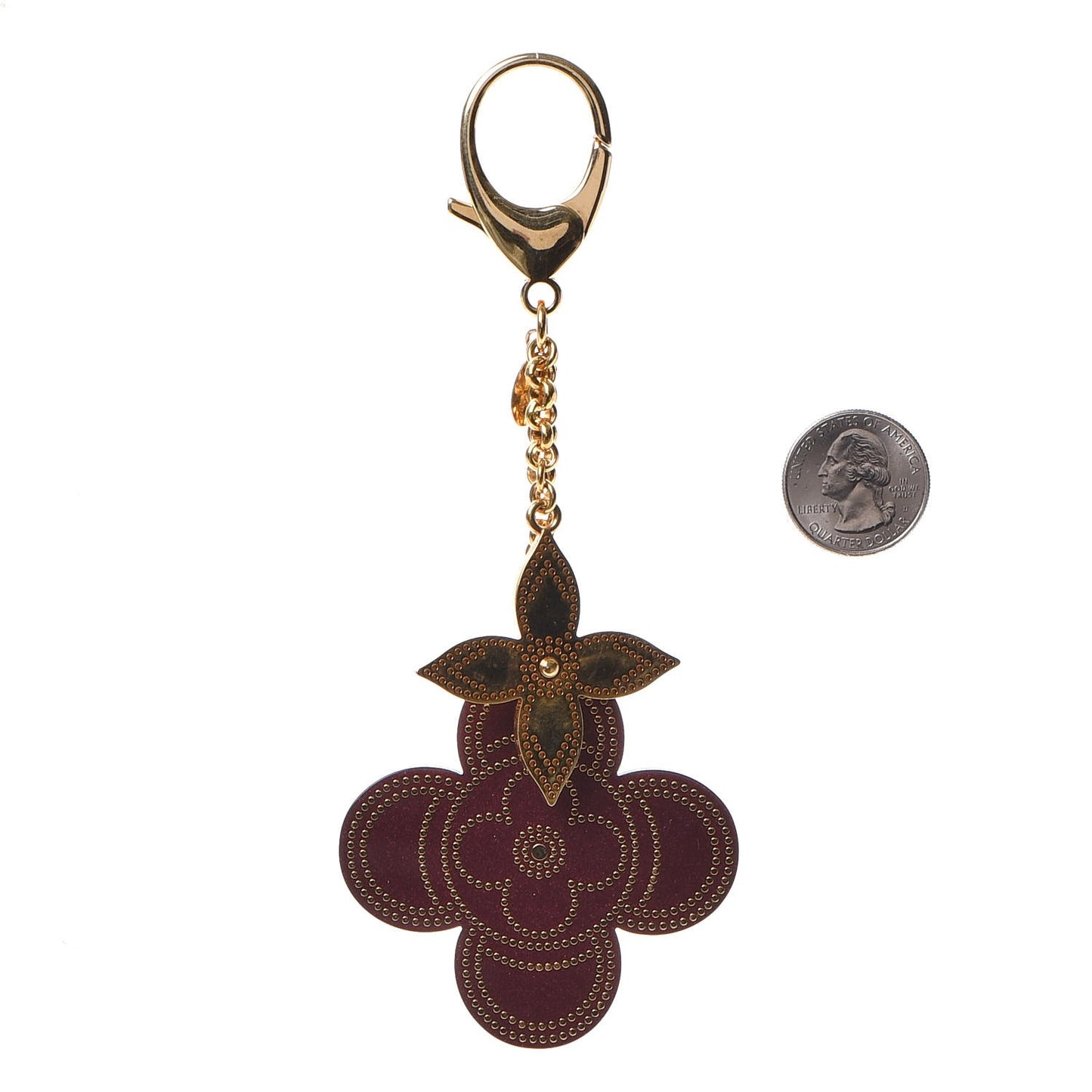 Stipply Flower Bag Charm Rouge Fauviste