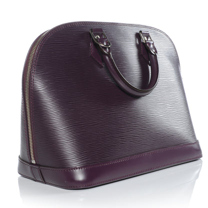 Louis Vuitton Epi Alma Cassis Purple 3 of 7