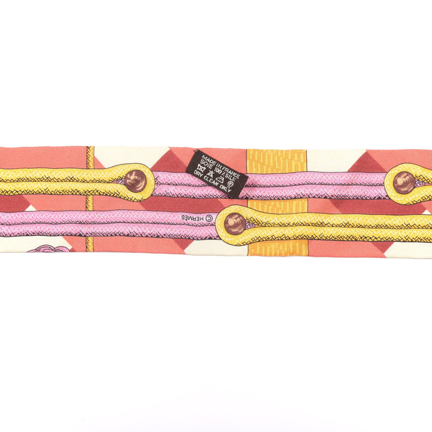 Hermes Silk Brandebourgs Twilly 2 of 4