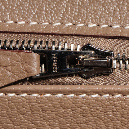 Hermes Taurillon Clemence Birkin 35 Etoupe 20 of 27