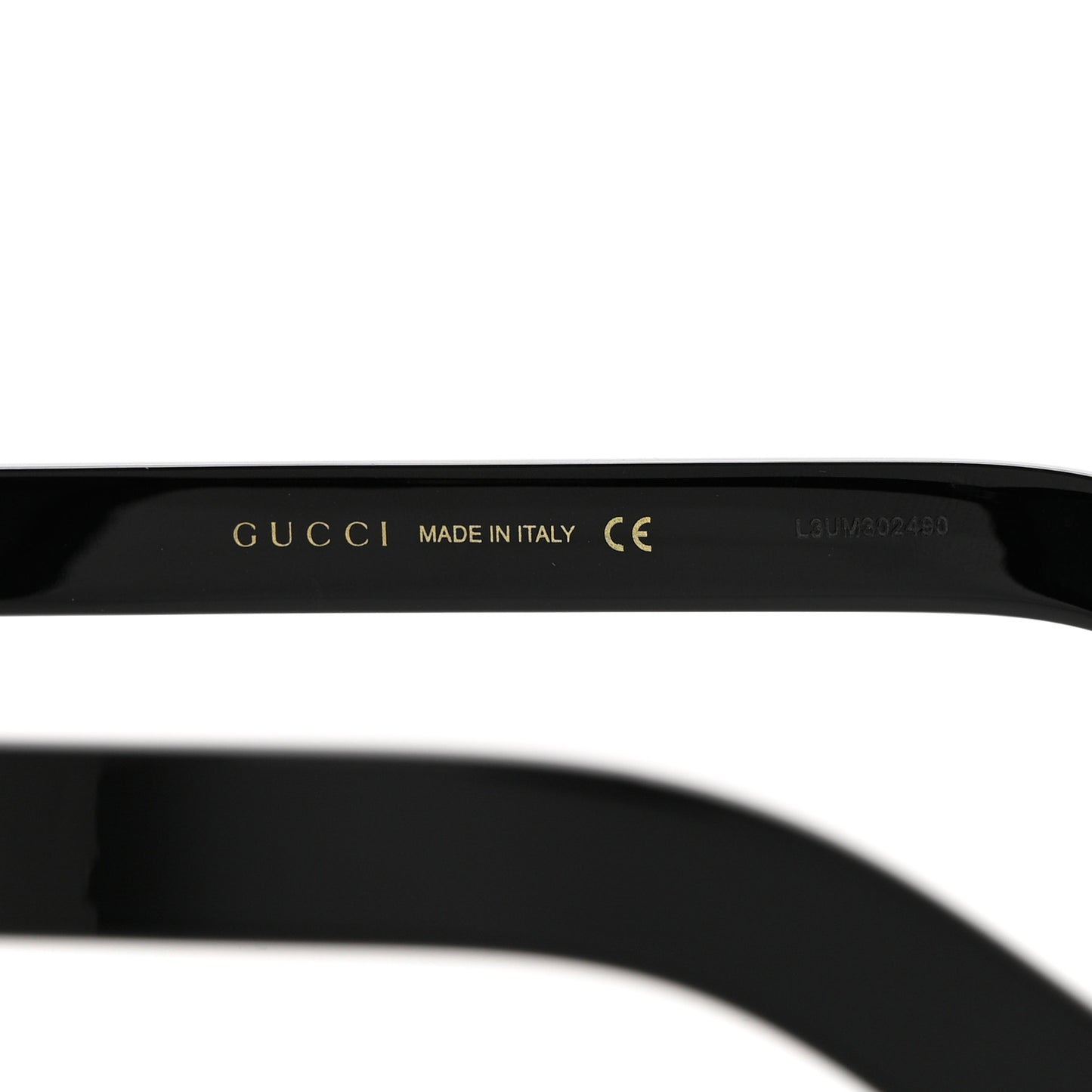 Acetate Geometric Crystal Sunglasses GG0496S Black