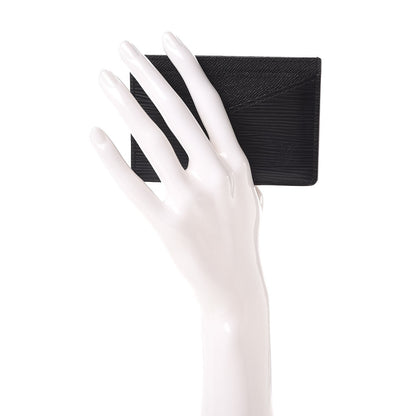 Louis Vuitton Epi Neo Porte-Cartes Card Holder Black 2 of 8
