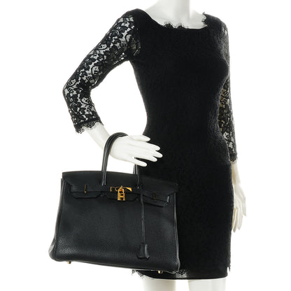 Hermes Togo Birkin 35 Black 2 of 10