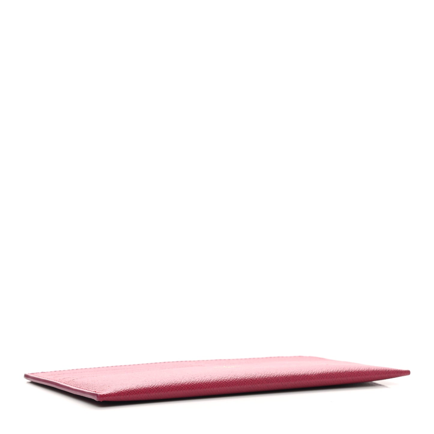Calfskin Felicie Card Holder Insert Fuchsia