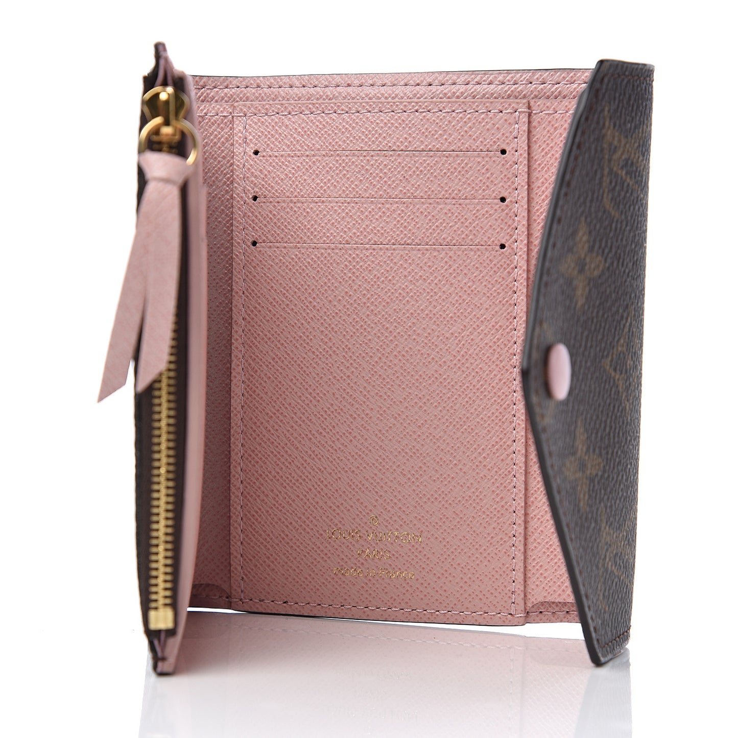 Monogram Victorine Wallet Rose Ballerine