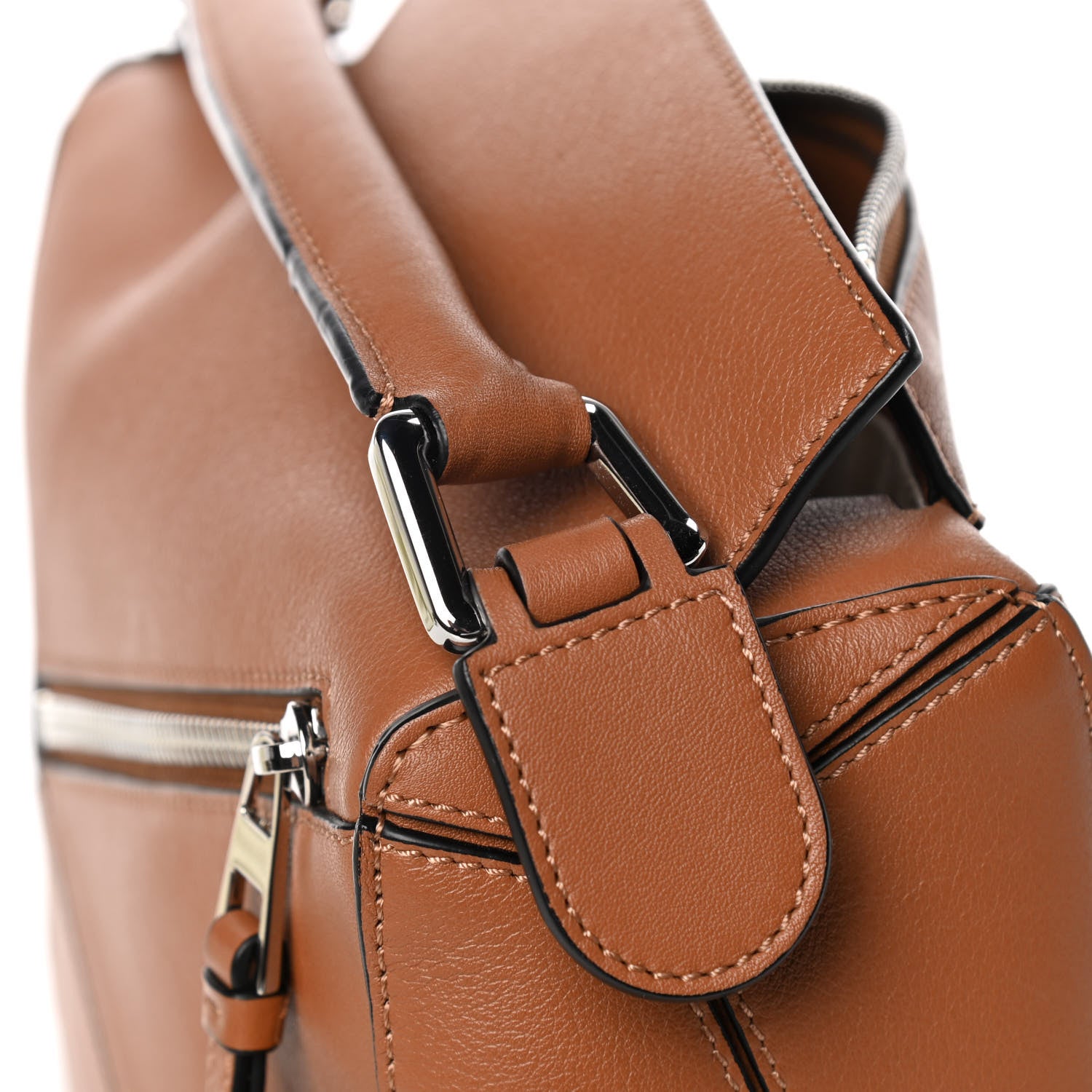 Loewe Calfskin Small Puzzle Bag Tan 11 of 15