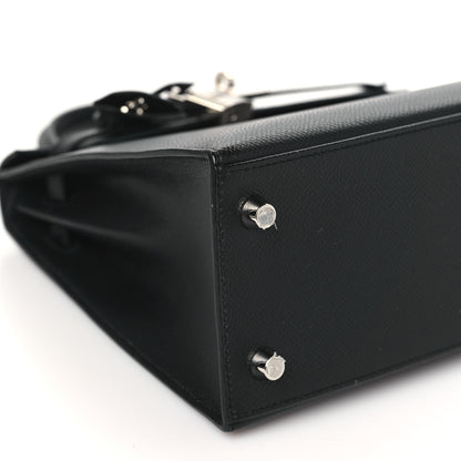 Hermes Epsom Kelly Sellier 25 Black 9 of 10