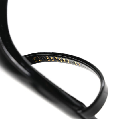 Saint Laurent Patent Calfskin Opyum 110 Sandals Black Gold 37 Black Gold 17 of 20