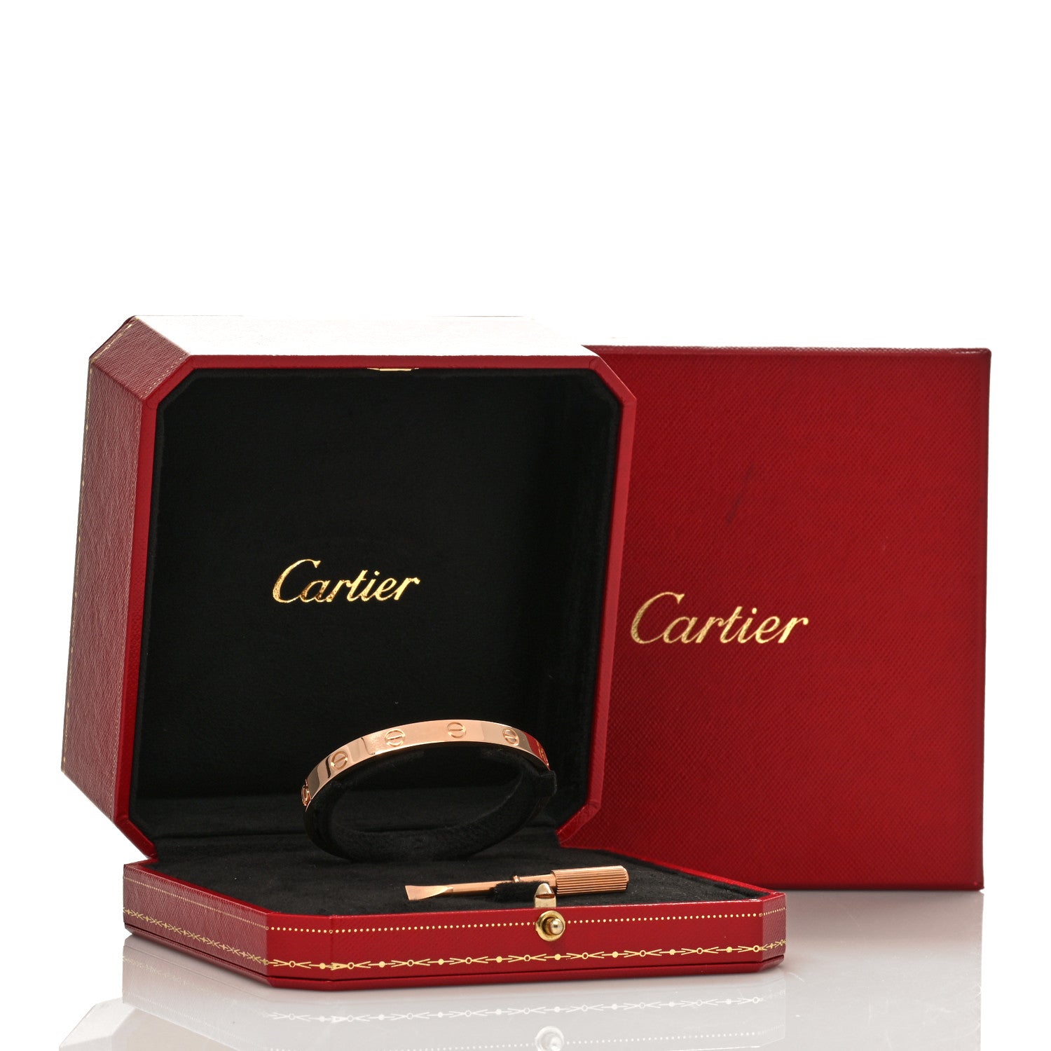 Cartier 18K Pink Gold LOVE Bracelet 16 5 of 5