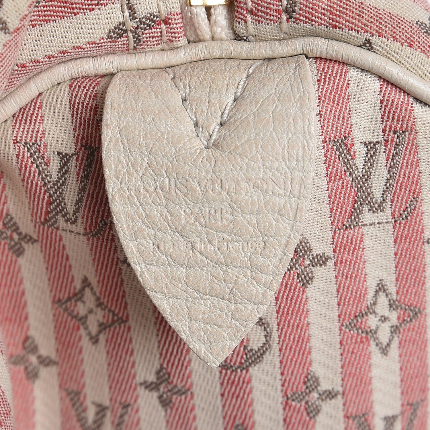 Louis Vuitton Mini Lin Croisette Speedy 30 Rouge 7 of 7