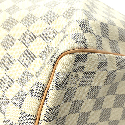 Louis Vuitton Damier Azur Keepall 50 11 of 15