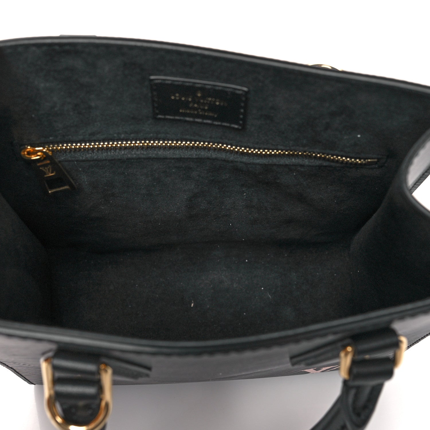 Louis Vuitton Epi Sac Plat BB Black 5 of 9