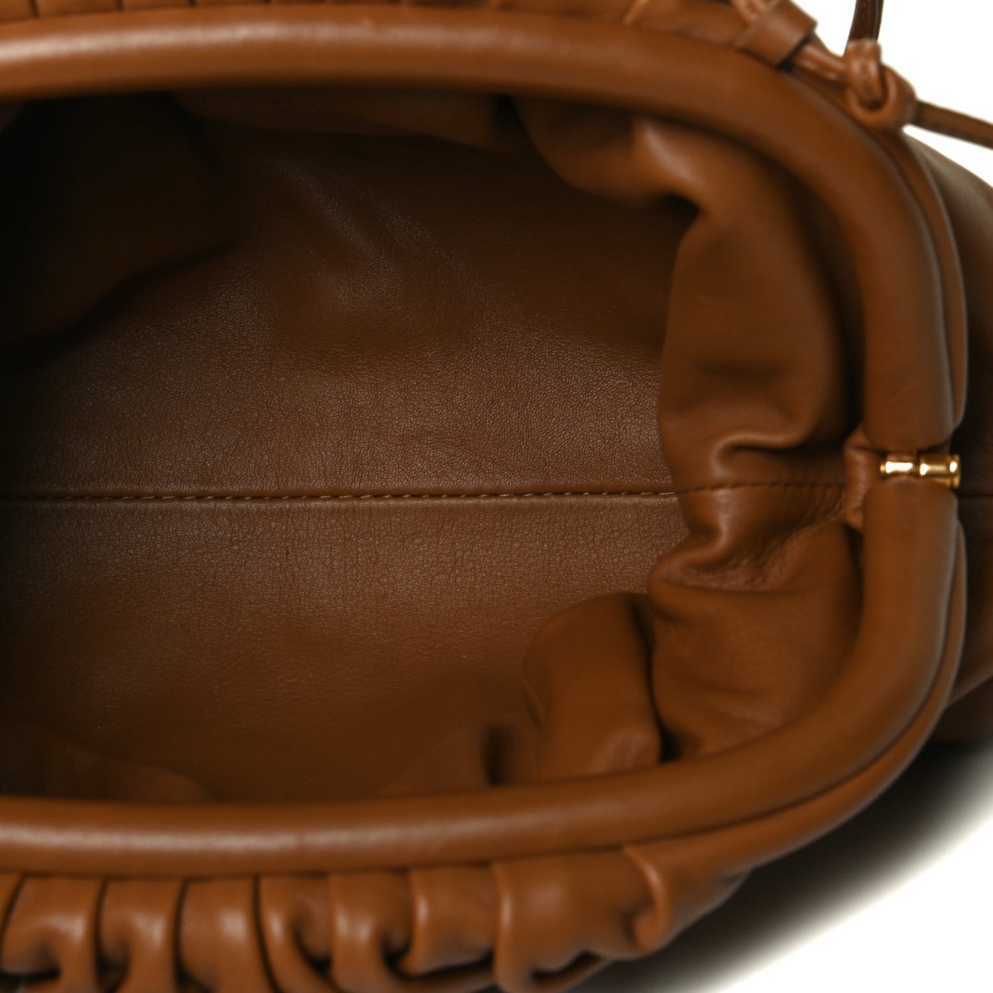 Butter Calfskin The Mini Pouch Cammello