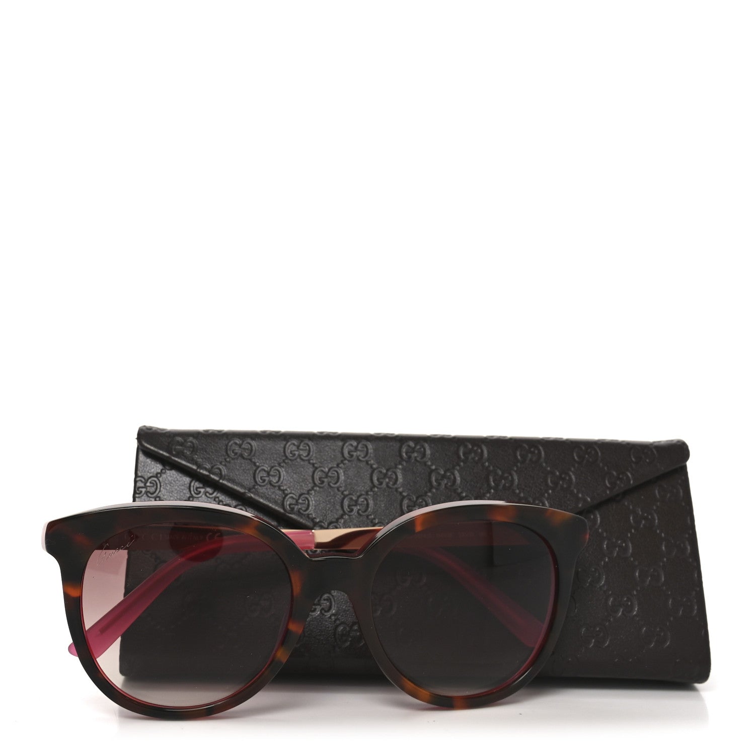 Gucci Round Eye Sunglasses Tortoise 13 of 14