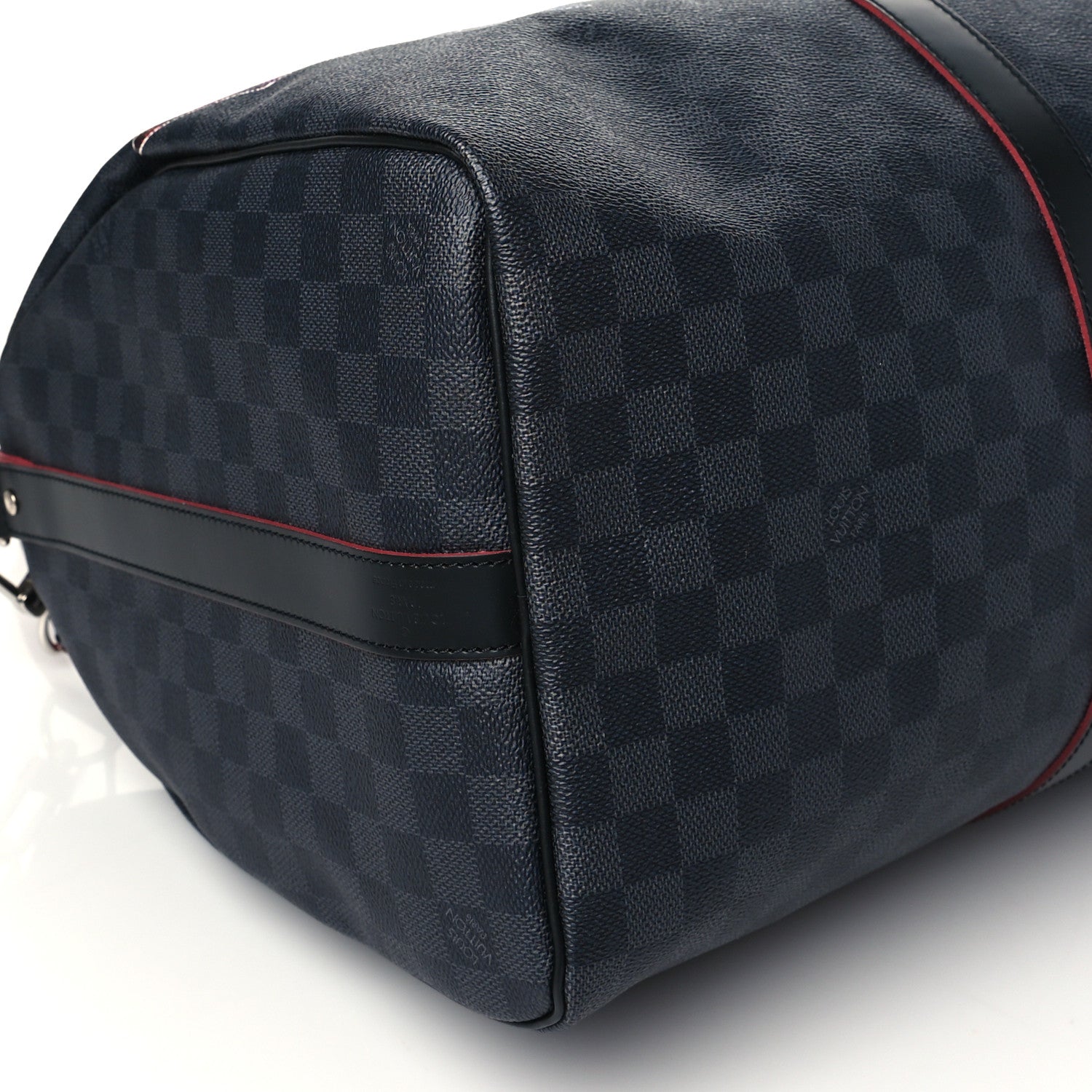 Louis Vuitton Damier Graphite Logo Keepall Bandouliere 50 Rogue 7 of 8