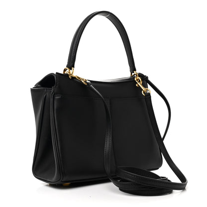Balenciaga Natural Smooth Calfskin Mini Rodeo Top Handle Handbag Black 3 of 12