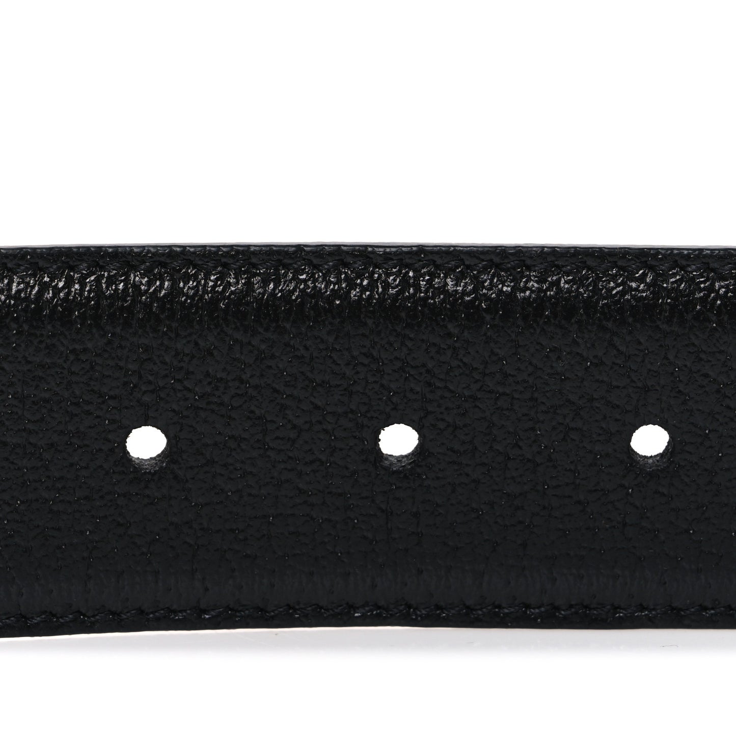 Textured Dollar Calfskin 40mm Belt 85 34 Black