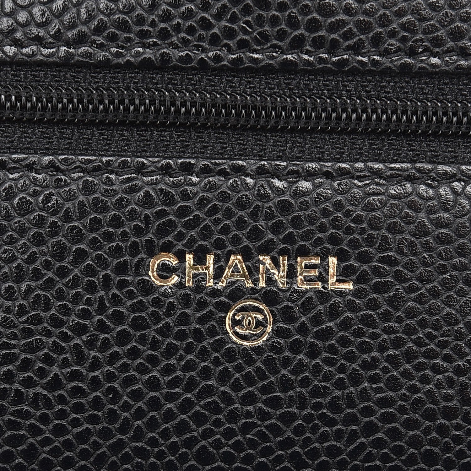 Chanel Caviar Quilted Wallet On Chain WOC Black 6 of 8