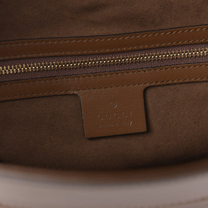 Gucci Boarded Plutone Calfskin Medium Arli Shoulder Bag Nocciola 8 of 10