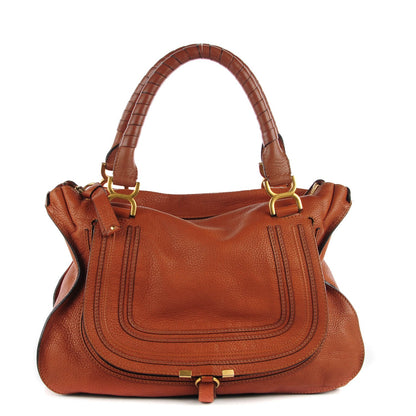 Chloe Calfskin Medium Marcie Satchel Tan 1 of 11