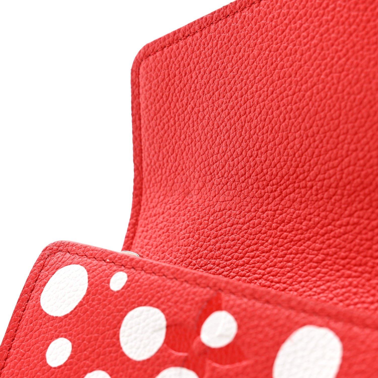 Louis Vuitton LV X YK Empreinte Dots Sarah Wallet Red White 8 of 11