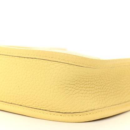 Hermes Taurillon Clemence Amazone Evelyne TPM Jaune Poussin Craie 10 of 13