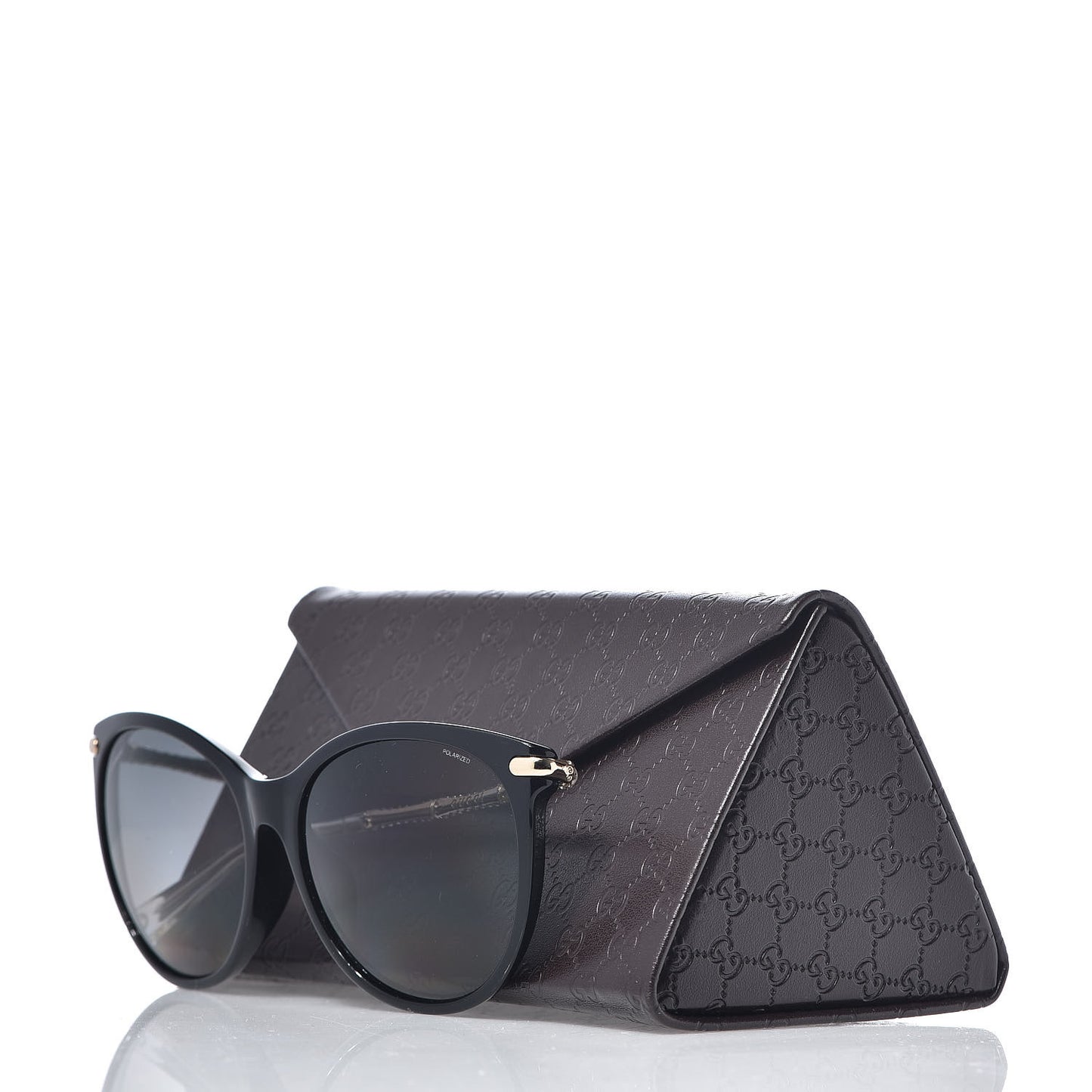 Crystal Bamboo Cat Eye GG 3771/N/F/S Sunglasses Gold