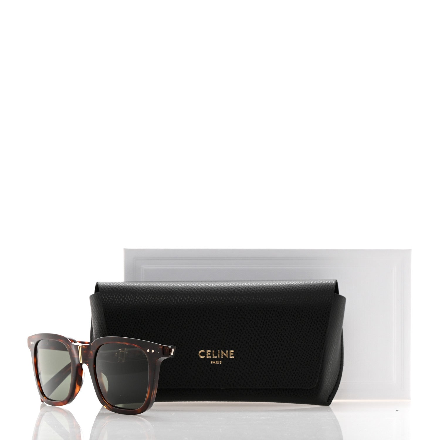 Celine Acetate Folding Sunglasses CL40247I Red Havana 8 of 8