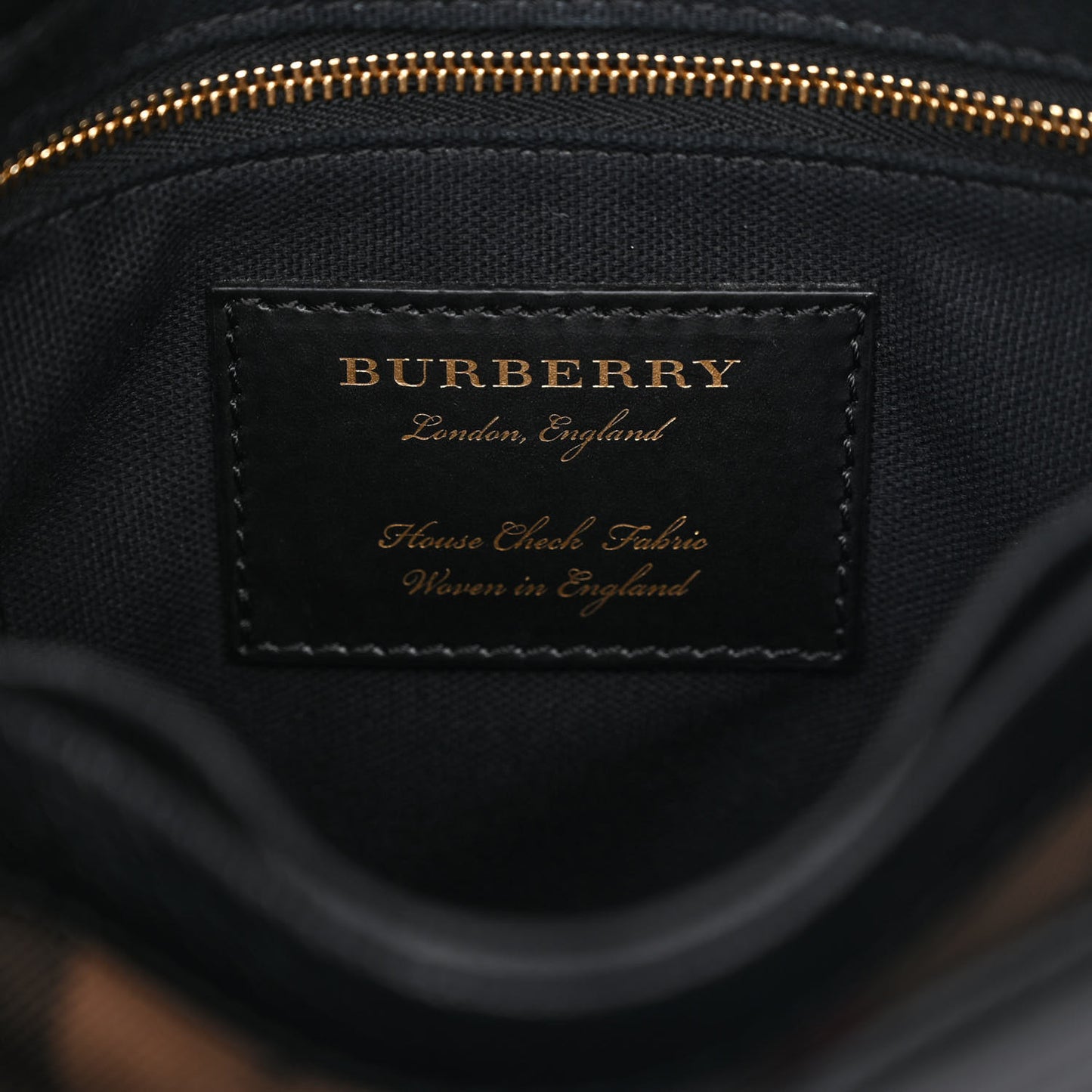 Derby Calfskin House Check Small Camberley Black