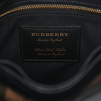 Burberry Derby Calfskin House Check Small Camberley Black 6 of 14