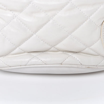 Burberry Calfskin Quilted Bucket Shoulder Bag White 18 of 18