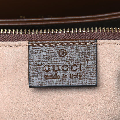 Gucci GG Supreme Monogram Horsebit 1955 Shoulder Bag Beige Brown Sugar 6 of 9