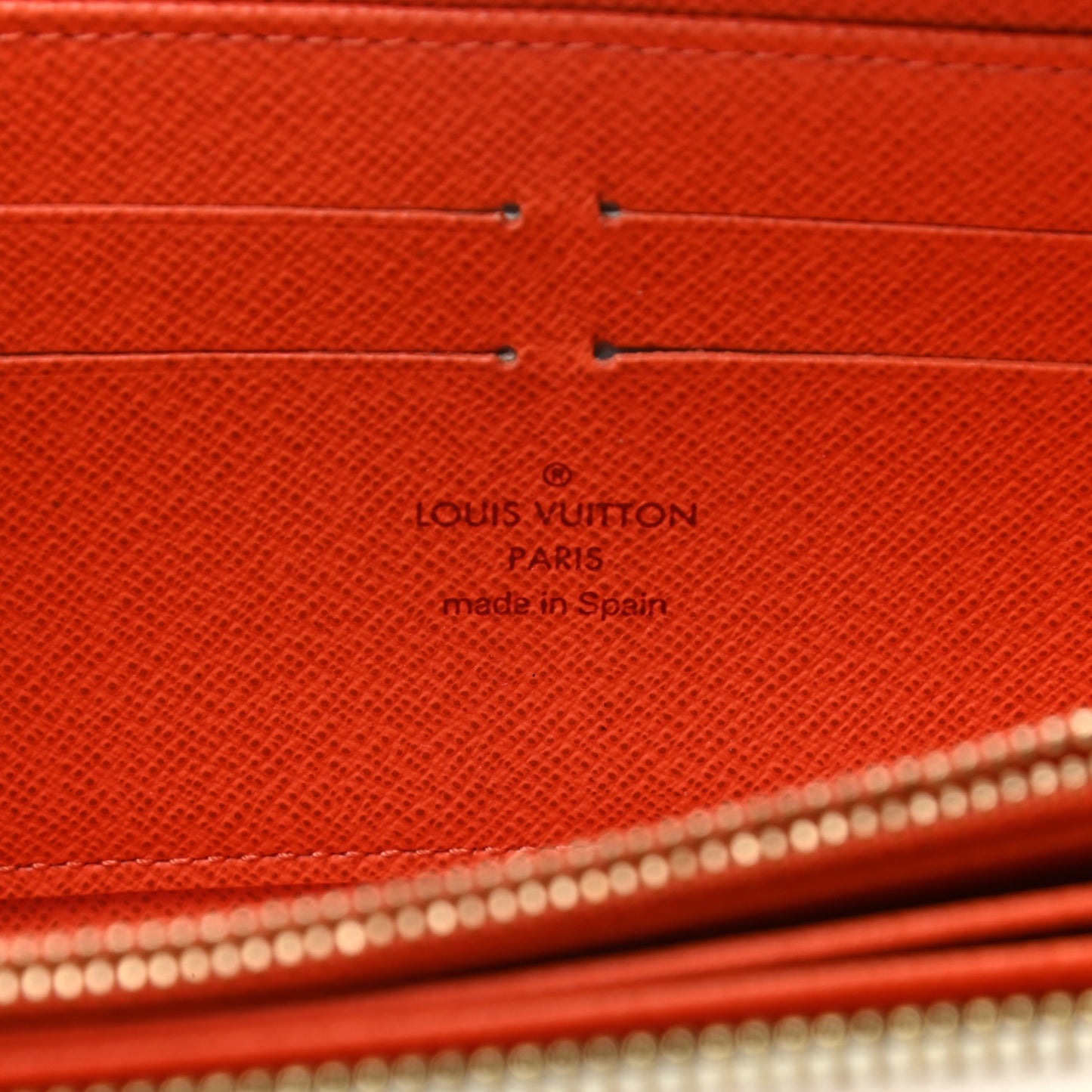 Monogram Multicolor Zippy Wallet White Orange