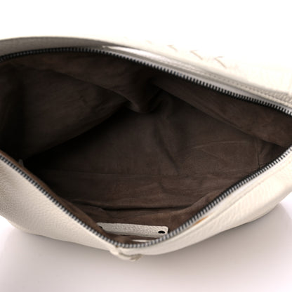 Bottega Veneta Cervo Deerskin Medium Shoulder Bag White 5 of 14