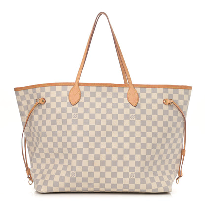 Louis Vuitton Damier Azur Neo Neverfull GM Rose Ballerine 3 of 19
