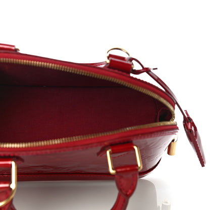 Louis Vuitton Vernis Alma BB Pomme D'Amour 5 of 11