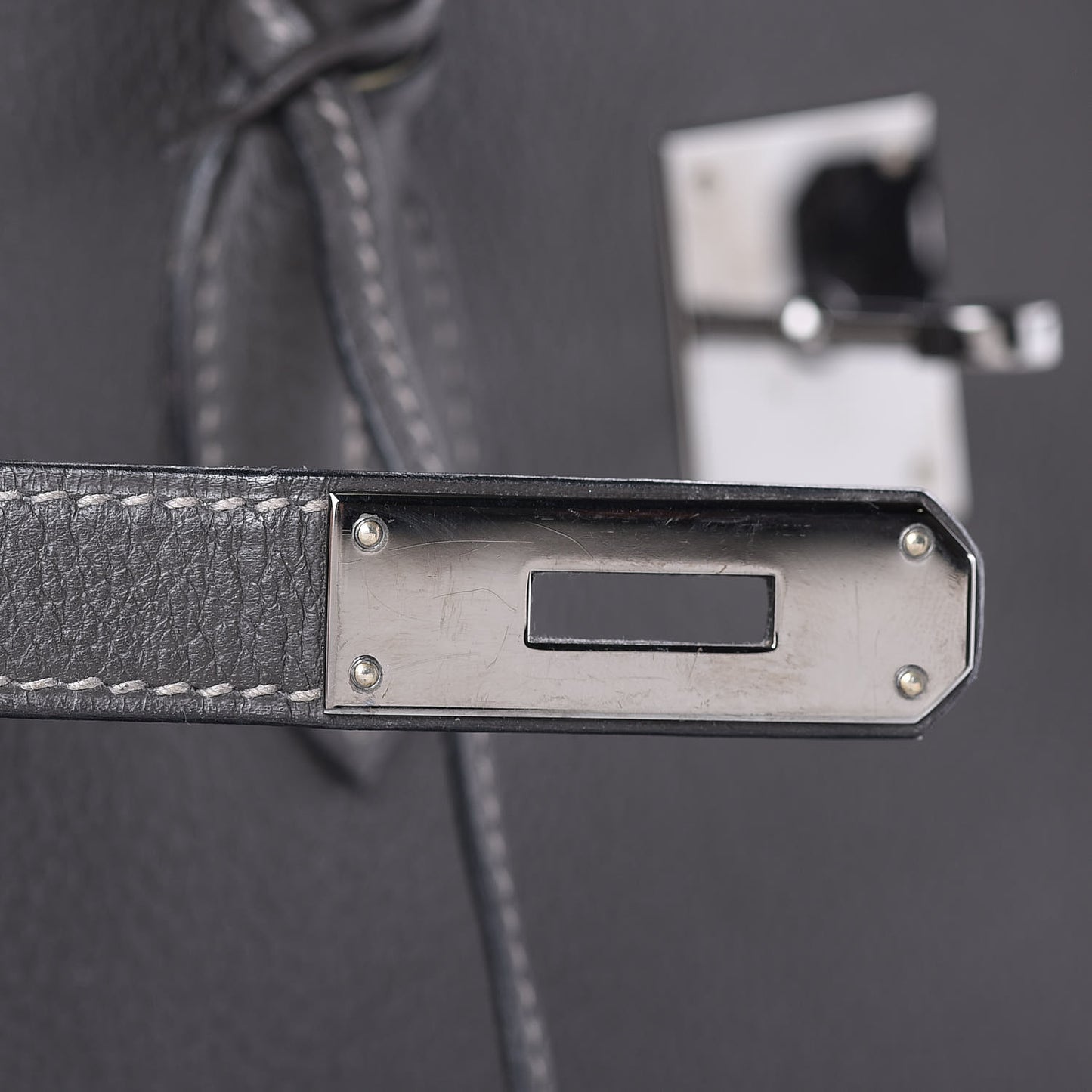 Taurillon Clemence Birkin 35 Graphite