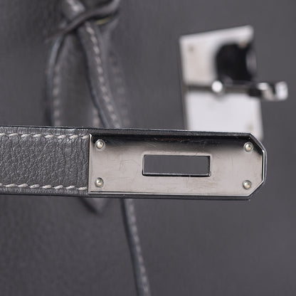 Hermes Taurillon Clemence Birkin 35 Graphite 15 of 35