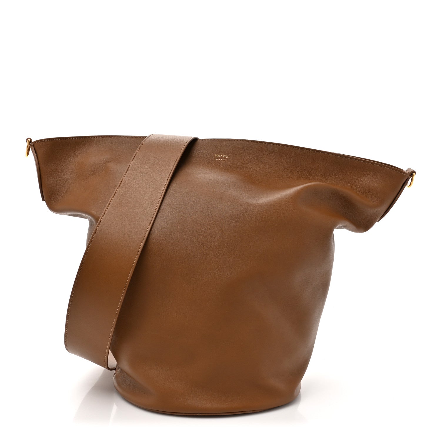 Khaite Smooth Calfskin Virginia Hobo Bag Brown 1 of 14