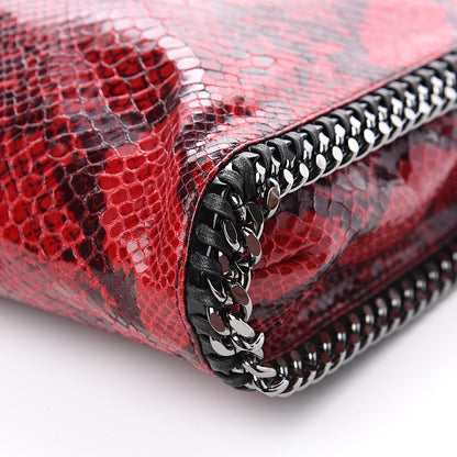 Stella McCartney Eco Python Small Falabella Tote Red 7 of 7